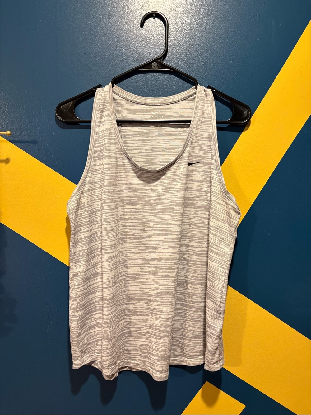 Nike Dri-Fit Heather Gray Scoop Neck Racerback Tank NWOT
